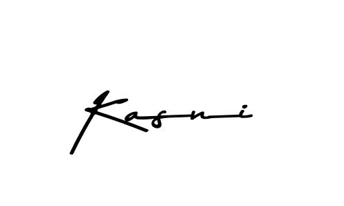 Kasni stylish signature style. Best Handwritten Sign (Asem Kandis PERSONAL USE) for my name. Handwritten Signature Collection Ideas for my name Kasni. Kasni signature style 9 images and pictures png