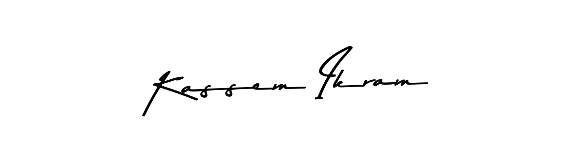 Make a short Kassem Ikram signature style. Manage your documents anywhere anytime using Asem Kandis PERSONAL USE. Create and add eSignatures, submit forms, share and send files easily. Kassem Ikram signature style 9 images and pictures png