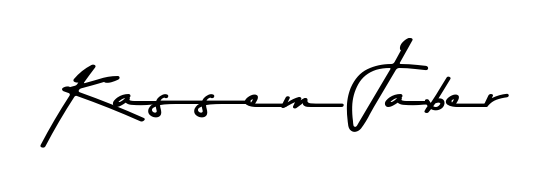 Download transparent PNG signature for name Kassem Jaber styled with Asem Kandis PERSONAL USE font. Ready to paste directly into PDF and Word agreements. Kassem Jaber signature style 9 images and pictures png