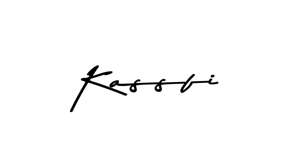 Design your own signature with our free online signature maker. With this signature software, you can create a handwritten (Asem Kandis PERSONAL USE) signature for name Kassfi. Kassfi signature style 9 images and pictures png
