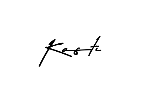 Use a signature maker to create a handwritten signature online. With this signature software, you can design (Asem Kandis PERSONAL USE) your own signature for name Kasti. Kasti signature style 9 images and pictures png