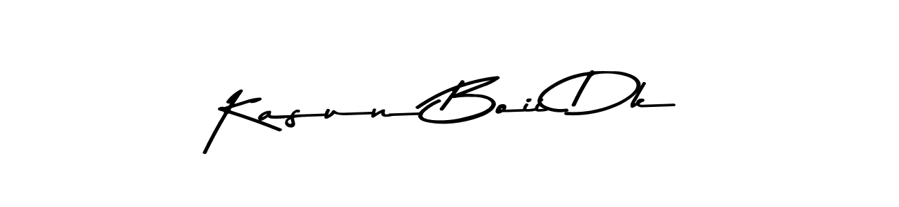 Make a beautiful signature design for name Kasun Boii Dk. With this signature (Asem Kandis PERSONAL USE) style, you can create a handwritten signature for free. Kasun Boii Dk signature style 9 images and pictures png