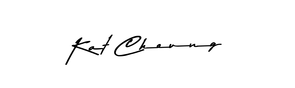 Design your own signature with our free online signature maker. With this signature software, you can create a handwritten (Asem Kandis PERSONAL USE) signature for name Kat Cheung. Kat Cheung signature style 9 images and pictures png