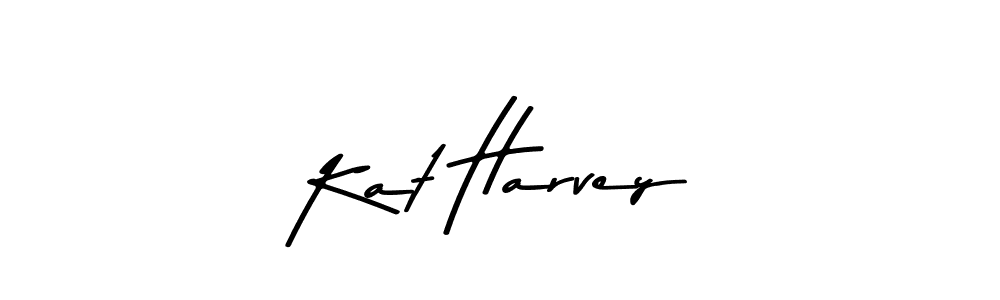 Make a beautiful signature design for name Kat Harvey. With this signature (Asem Kandis PERSONAL USE) style, you can create a handwritten signature for free. Kat Harvey signature style 9 images and pictures png