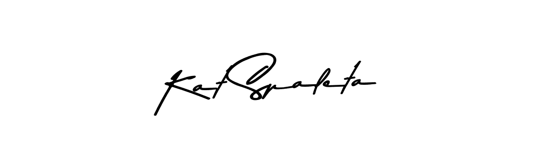 Use a signature maker to create a handwritten signature online. With this signature software, you can design (Asem Kandis PERSONAL USE) your own signature for name Kat Spaleta. Kat Spaleta signature style 9 images and pictures png