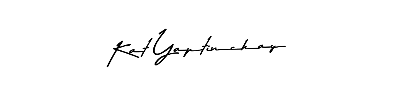 Design your own signature with our free online signature maker. With this signature software, you can create a handwritten (Asem Kandis PERSONAL USE) signature for name Kat Yaptinchay. Kat Yaptinchay signature style 9 images and pictures png