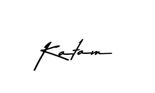 Make a beautiful signature design for name Katam. Use this online signature maker to create a handwritten signature for free. Katam signature style 9 images and pictures png