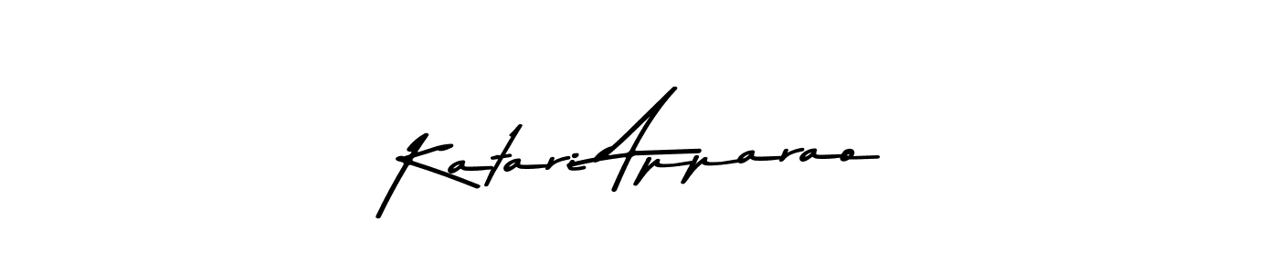 Make a beautiful signature design for name Katari Apparao. Use this online signature maker to create a handwritten signature for free. Katari Apparao signature style 9 images and pictures png
