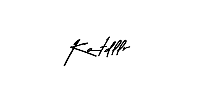 Use a signature maker to create a handwritten signature online. With this signature software, you can design (Asem Kandis PERSONAL USE) your own signature for name Katdllr. Katdllr signature style 9 images and pictures png