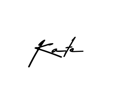 Design your own signature with our free online signature maker. With this signature software, you can create a handwritten (Asem Kandis PERSONAL USE) signature for name Kate. Kate signature style 9 images and pictures png