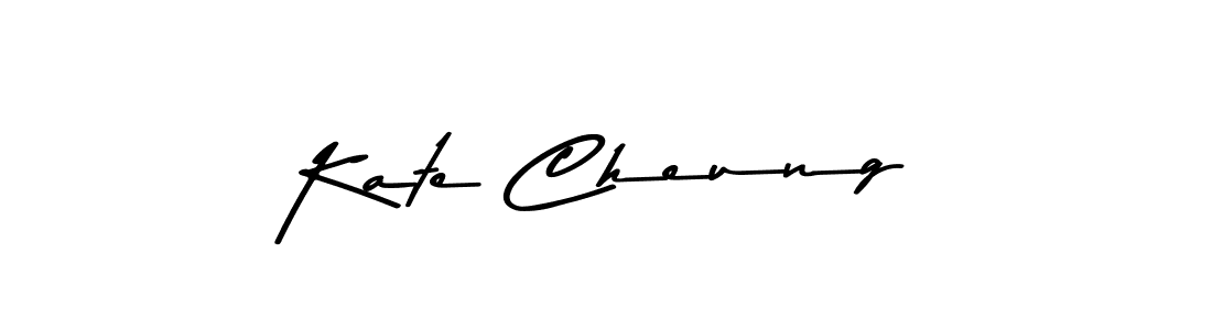 Kate Cheung stylish signature style. Best Handwritten Sign (Asem Kandis PERSONAL USE) for my name. Handwritten Signature Collection Ideas for my name Kate Cheung. Kate Cheung signature style 9 images and pictures png