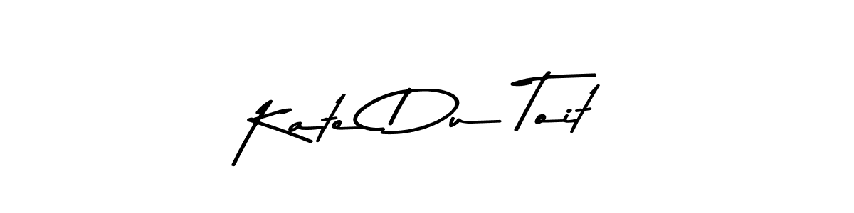 Also You can easily find your signature by using the search form. We will create Kate Du Toit name handwritten signature images for you free of cost using Asem Kandis PERSONAL USE sign style. Kate Du Toit signature style 9 images and pictures png