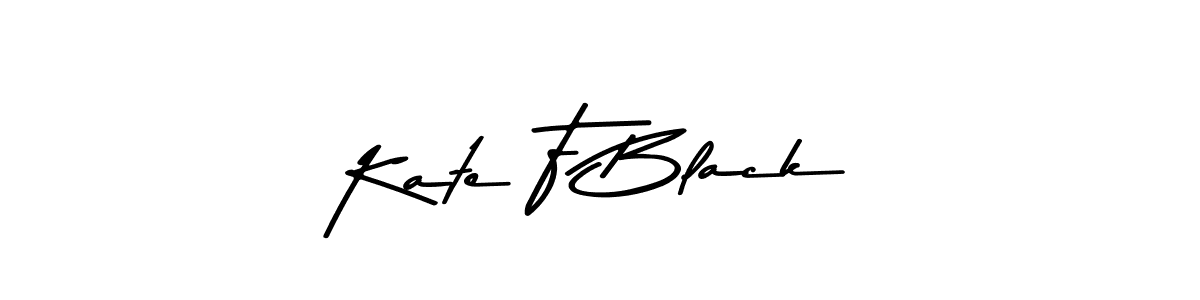 Create a beautiful signature design for name Kate F Black. With this signature (Asem Kandis PERSONAL USE) fonts, you can make a handwritten signature for free. Kate F Black signature style 9 images and pictures png