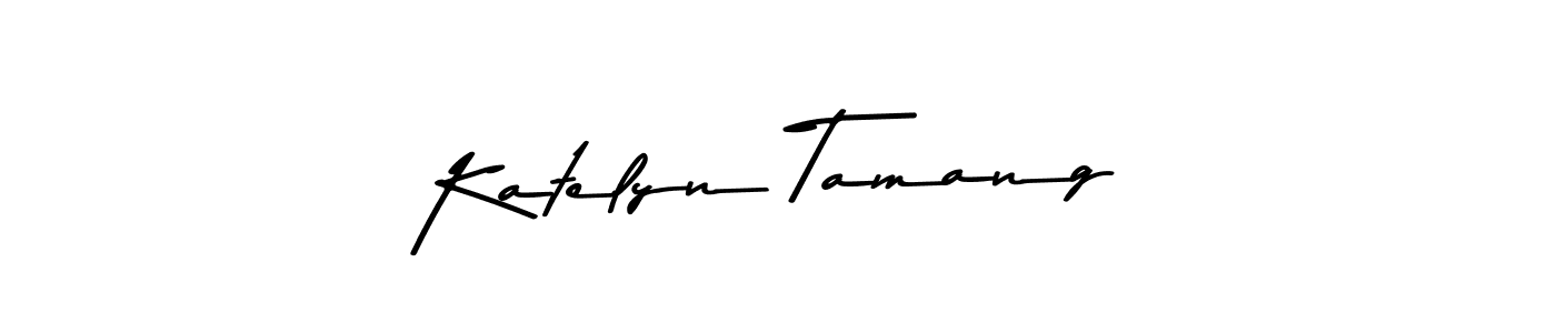 Use a signature maker to create a handwritten signature online. With this signature software, you can design (Asem Kandis PERSONAL USE) your own signature for name Katelyn Tamang. Katelyn Tamang signature style 9 images and pictures png