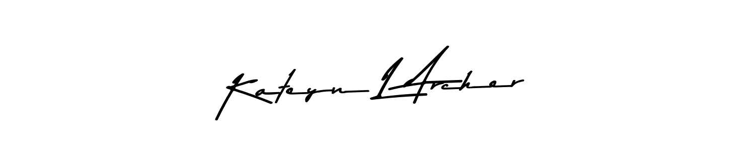 Design your own signature with our free online signature maker. With this signature software, you can create a handwritten (Asem Kandis PERSONAL USE) signature for name Kateyn L Archer. Kateyn L Archer signature style 9 images and pictures png