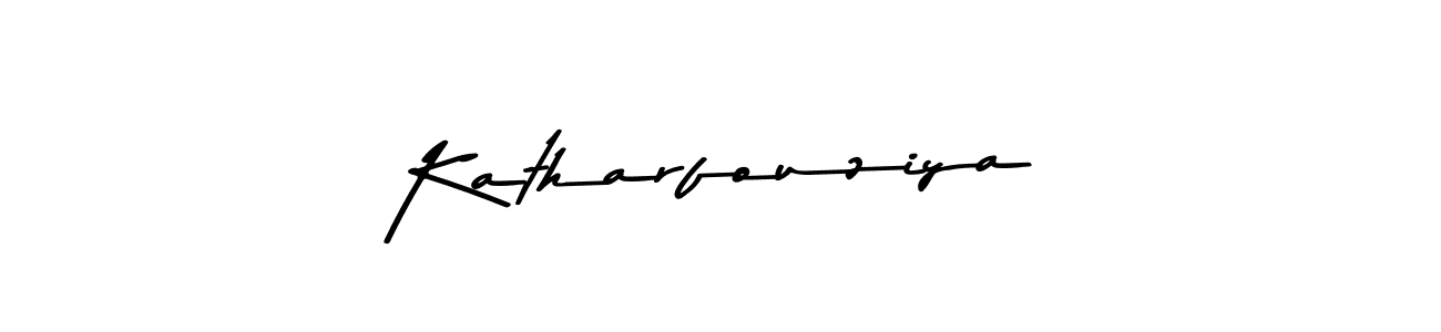 Make a beautiful signature design for name Katharfouziya. Use this online signature maker to create a handwritten signature for free. Katharfouziya signature style 9 images and pictures png
