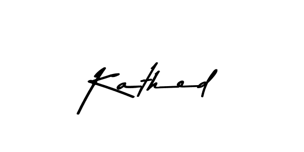 Kathed stylish signature style. Best Handwritten Sign (Asem Kandis PERSONAL USE) for my name. Handwritten Signature Collection Ideas for my name Kathed. Kathed signature style 9 images and pictures png