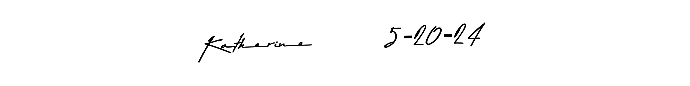 How to Draw Katherine        5-20-24 signature style? Asem Kandis PERSONAL USE is a latest design signature styles for name Katherine        5-20-24. Katherine        5-20-24 signature style 9 images and pictures png