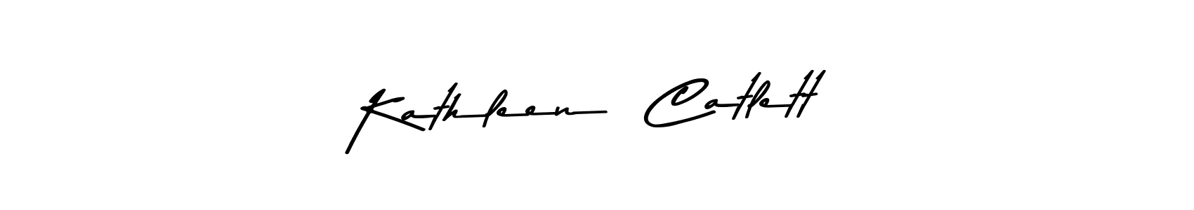 Similarly Asem Kandis PERSONAL USE is the best handwritten signature design. Signature creator online .You can use it as an online autograph creator for name Kathleen  Catlett. Kathleen  Catlett signature style 9 images and pictures png