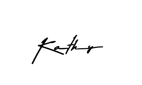 How to make Kathy signature? Asem Kandis PERSONAL USE is a professional autograph style. Create handwritten signature for Kathy name. Kathy signature style 9 images and pictures png