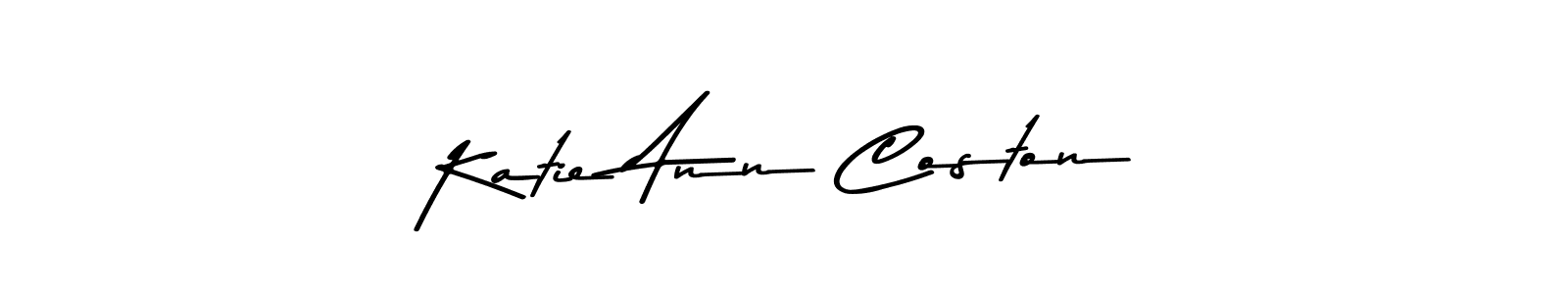 if you are searching for the best signature style for your name Katie Ann Coston. so please give up your signature search. here we have designed multiple signature styles  using Asem Kandis PERSONAL USE. Katie Ann Coston signature style 9 images and pictures png
