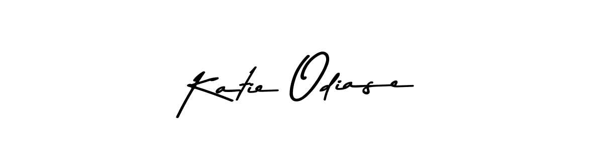 if you are searching for the best signature style for your name Katie Odiase. so please give up your signature search. here we have designed multiple signature styles  using Asem Kandis PERSONAL USE. Katie Odiase signature style 9 images and pictures png