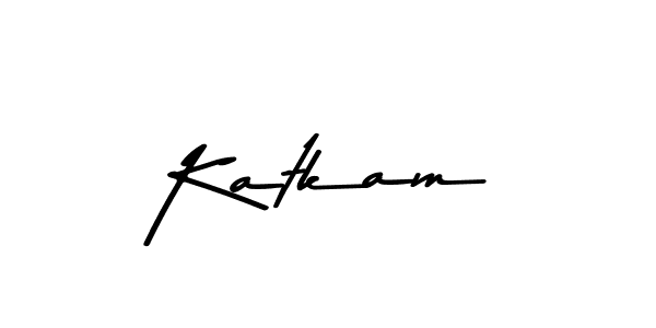 This is the best signature style for the Katkam name. Also you like these signature font (Asem Kandis PERSONAL USE). Mix name signature. Katkam signature style 9 images and pictures png