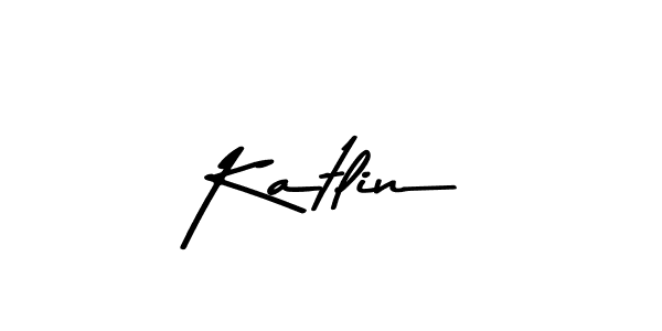 Make a beautiful signature design for name Katlin. With this signature (Asem Kandis PERSONAL USE) style, you can create a handwritten signature for free. Katlin signature style 9 images and pictures png