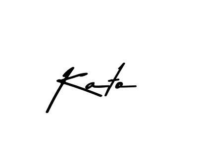 Use a signature maker to create a handwritten signature online. With this signature software, you can design (Asem Kandis PERSONAL USE) your own signature for name Kato. Kato signature style 9 images and pictures png