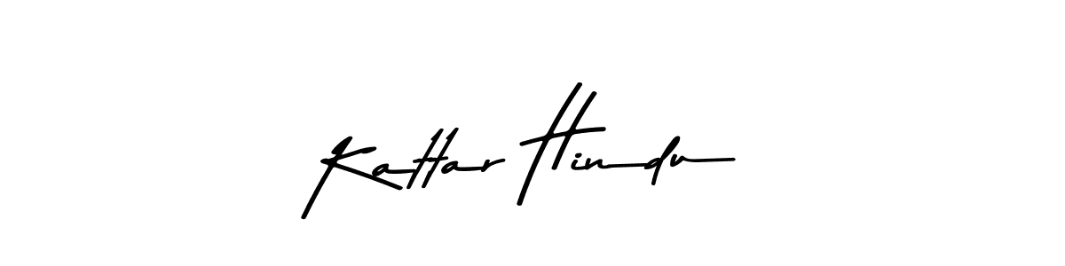 Use a signature maker to create a handwritten signature online. With this signature software, you can design (Asem Kandis PERSONAL USE) your own signature for name Kattar Hindu. Kattar Hindu signature style 9 images and pictures png