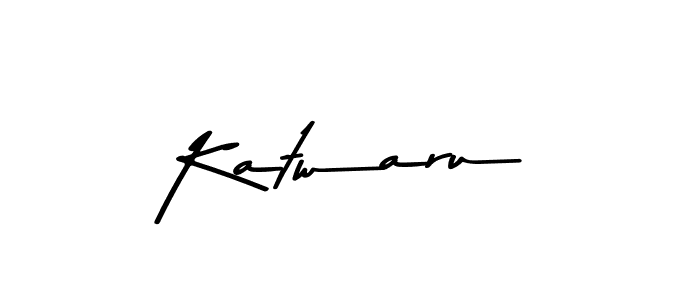 You should practise on your own different ways (Asem Kandis PERSONAL USE) to write your name (Katwaru) in signature. don't let someone else do it for you. Katwaru signature style 9 images and pictures png