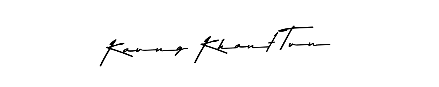 You should practise on your own different ways (Asem Kandis PERSONAL USE) to write your name (Kaung Khant Tun) in signature. don't let someone else do it for you. Kaung Khant Tun signature style 9 images and pictures png