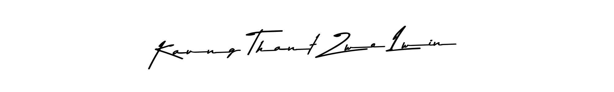 Make a beautiful signature design for name Kaung Thant Zwe Lwin. Use this online signature maker to create a handwritten signature for free. Kaung Thant Zwe Lwin signature style 9 images and pictures png