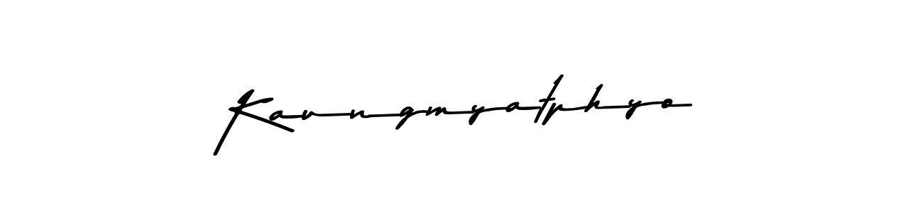 How to make Kaungmyatphyo signature? Asem Kandis PERSONAL USE is a professional autograph style. Create handwritten signature for Kaungmyatphyo name. Kaungmyatphyo signature style 9 images and pictures png