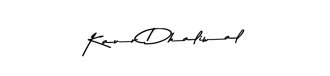 Kaur Dhaliwal stylish signature style. Best Handwritten Sign (Asem Kandis PERSONAL USE) for my name. Handwritten Signature Collection Ideas for my name Kaur Dhaliwal. Kaur Dhaliwal signature style 9 images and pictures png