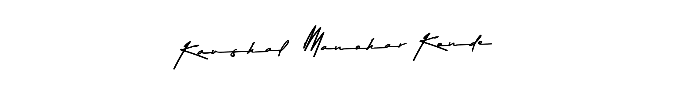 How to make Kaushal  Manohar Konde signature? Asem Kandis PERSONAL USE is a professional autograph style. Create handwritten signature for Kaushal  Manohar Konde name. Kaushal  Manohar Konde signature style 9 images and pictures png