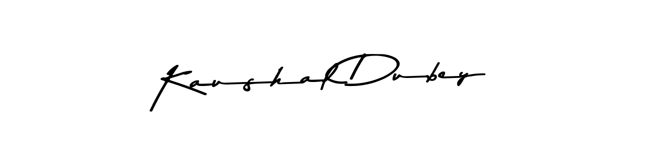 Make a beautiful signature design for name Kaushal Dubey. With this signature (Asem Kandis PERSONAL USE) style, you can create a handwritten signature for free. Kaushal Dubey signature style 9 images and pictures png