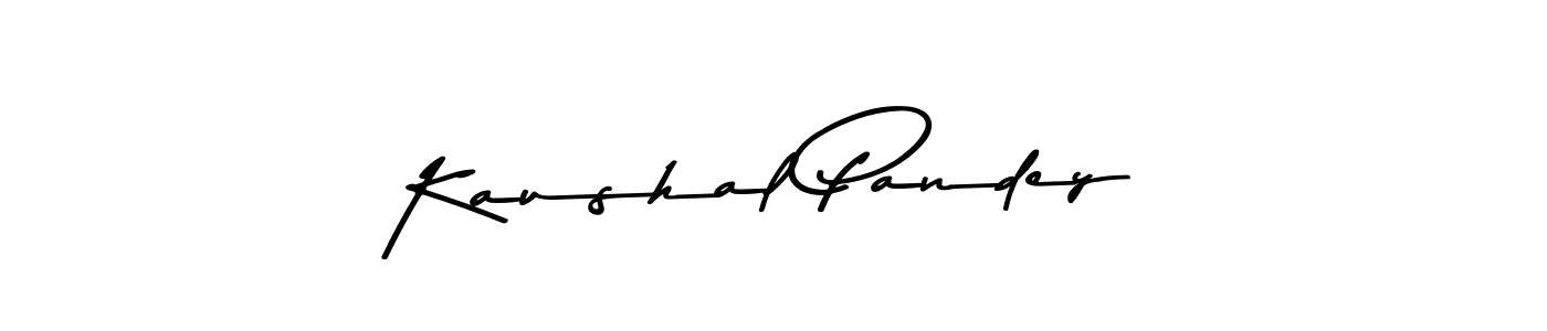The best way (Asem Kandis PERSONAL USE) to make a short signature is to pick only two or three words in your name. The name Kaushal Pandey include a total of six letters. For converting this name. Kaushal Pandey signature style 9 images and pictures png