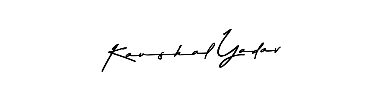Create a beautiful signature design for name Kaushal Yadav. With this signature (Asem Kandis PERSONAL USE) fonts, you can make a handwritten signature for free. Kaushal Yadav signature style 9 images and pictures png