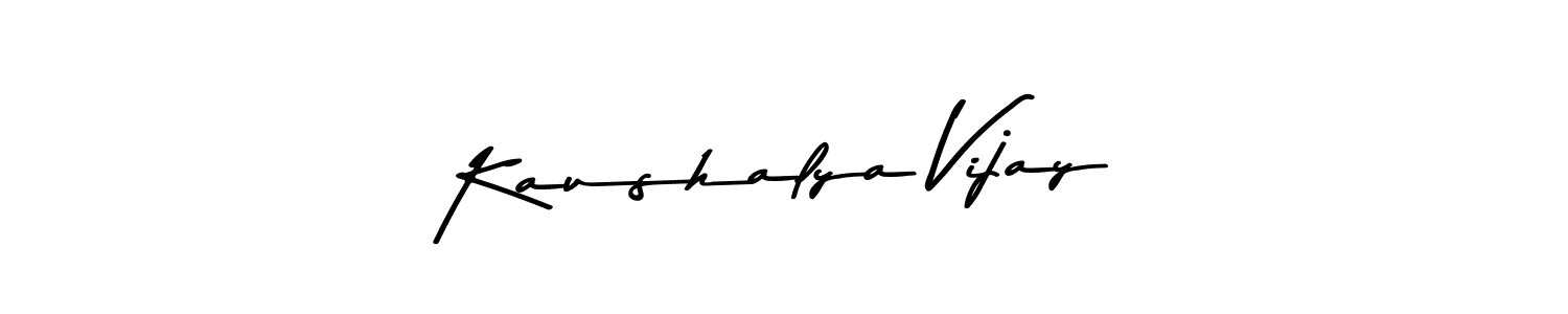 The best way (Asem Kandis PERSONAL USE) to make a short signature is to pick only two or three words in your name. The name Kaushalya Vijay include a total of six letters. For converting this name. Kaushalya Vijay signature style 9 images and pictures png