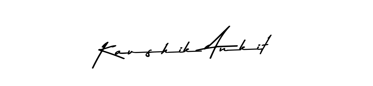 You can use this online signature creator to create a handwritten signature for the name Kaushik Ankit. This is the best online autograph maker. Kaushik Ankit signature style 9 images and pictures png