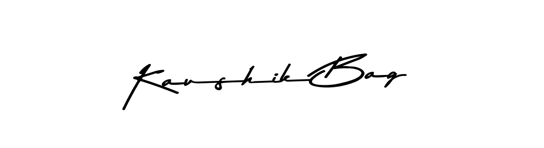 Use a signature maker to create a handwritten signature online. With this signature software, you can design (Asem Kandis PERSONAL USE) your own signature for name Kaushik Bag. Kaushik Bag signature style 9 images and pictures png