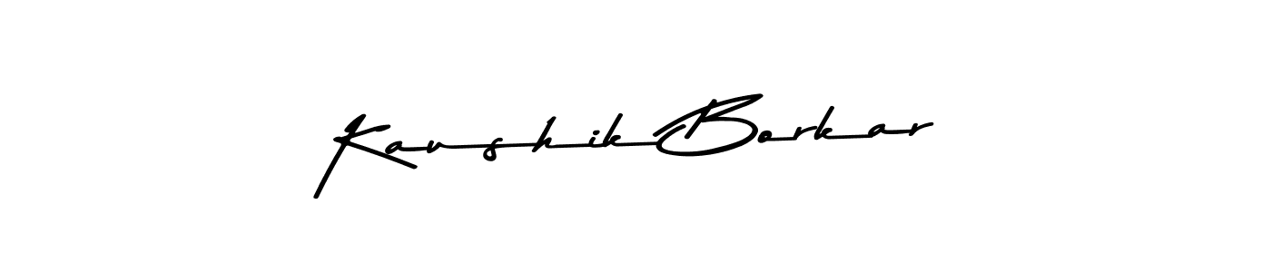 Also You can easily find your signature by using the search form. We will create Kaushik Borkar name handwritten signature images for you free of cost using Asem Kandis PERSONAL USE sign style. Kaushik Borkar signature style 9 images and pictures png