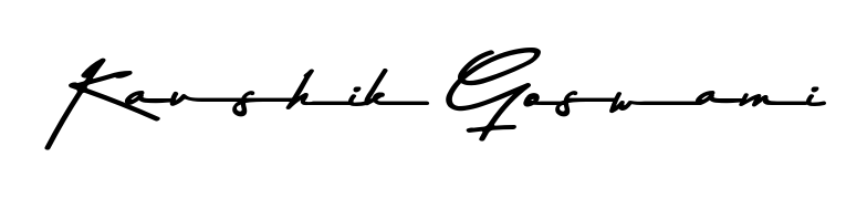Achieve flawless digital penmanship with Kaushik Goswami name in Asem Kandis PERSONAL USE font. The perfect tool for creating online signatures. Kaushik Goswami signature style 9 images and pictures png