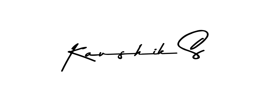 Kaushik S stylish signature style. Best Handwritten Sign (Asem Kandis PERSONAL USE) for my name. Handwritten Signature Collection Ideas for my name Kaushik S. Kaushik S signature style 9 images and pictures png