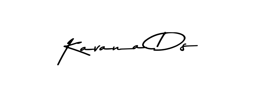 Use a signature maker to create a handwritten signature online. With this signature software, you can design (Asem Kandis PERSONAL USE) your own signature for name Kavana Ds. Kavana Ds signature style 9 images and pictures png