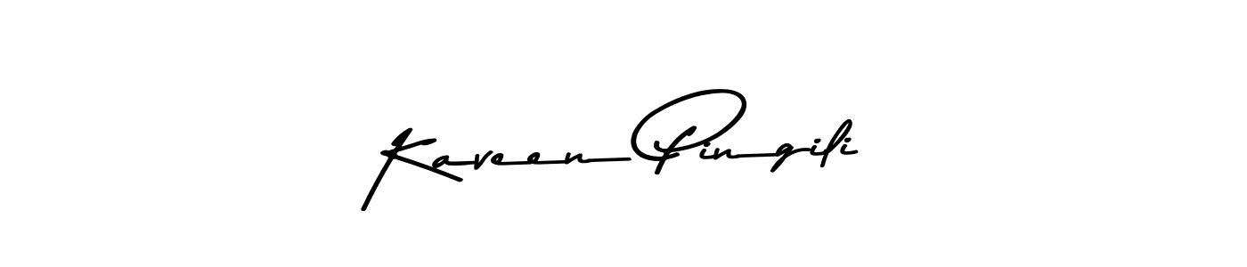 Also You can easily find your signature by using the search form. We will create Kaveen Pingili name handwritten signature images for you free of cost using Asem Kandis PERSONAL USE sign style. Kaveen Pingili signature style 9 images and pictures png