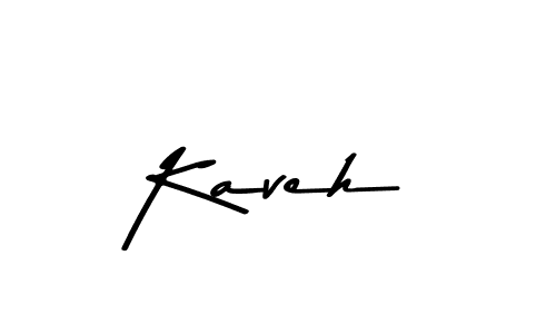 How to make Kaveh name signature. Use Asem Kandis PERSONAL USE style for creating short signs online. This is the latest handwritten sign. Kaveh signature style 9 images and pictures png