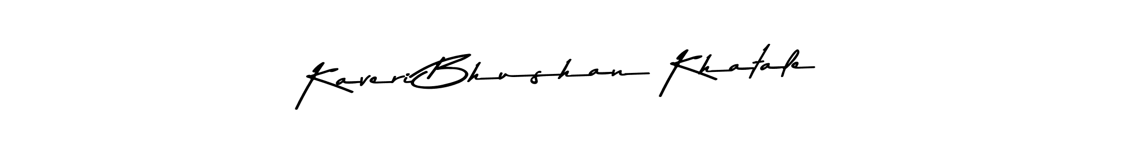 The best way (Asem Kandis PERSONAL USE) to make a short signature is to pick only two or three words in your name. The name Kaveri Bhushan Khatale include a total of six letters. For converting this name. Kaveri Bhushan Khatale signature style 9 images and pictures png