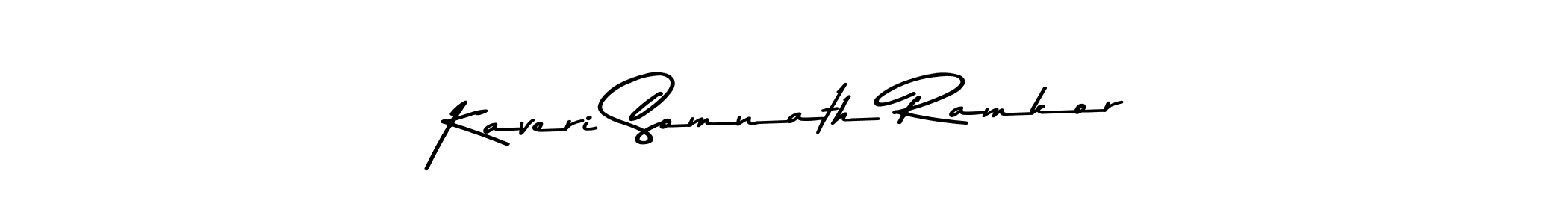 Design your own signature with our free online signature maker. With this signature software, you can create a handwritten (Asem Kandis PERSONAL USE) signature for name Kaveri Somnath Ramkor. Kaveri Somnath Ramkor signature style 9 images and pictures png